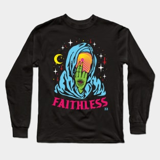 Esoteric Satanic Faithless Third Eye Long Sleeve T-Shirt